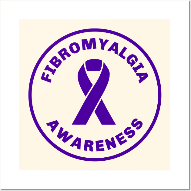 Fibromyalgia - Disability Awareness Wall Art by Football from the Left